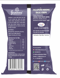 Graminway Jalapeno Moong Daal Chips 100g - Image 2